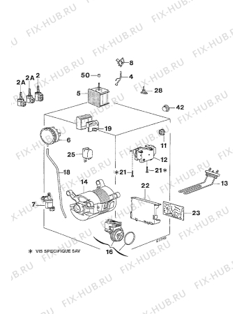 Взрыв-схема стиральной машины Zanussi TL1073 - Схема узла Electrical equipment